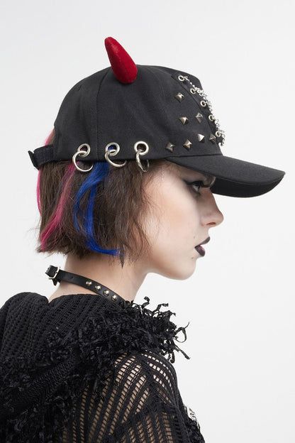 Blood-Red Horns Baseball Hat