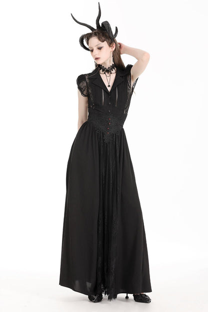 Bloodline Vampire Goth Maxi Skirt