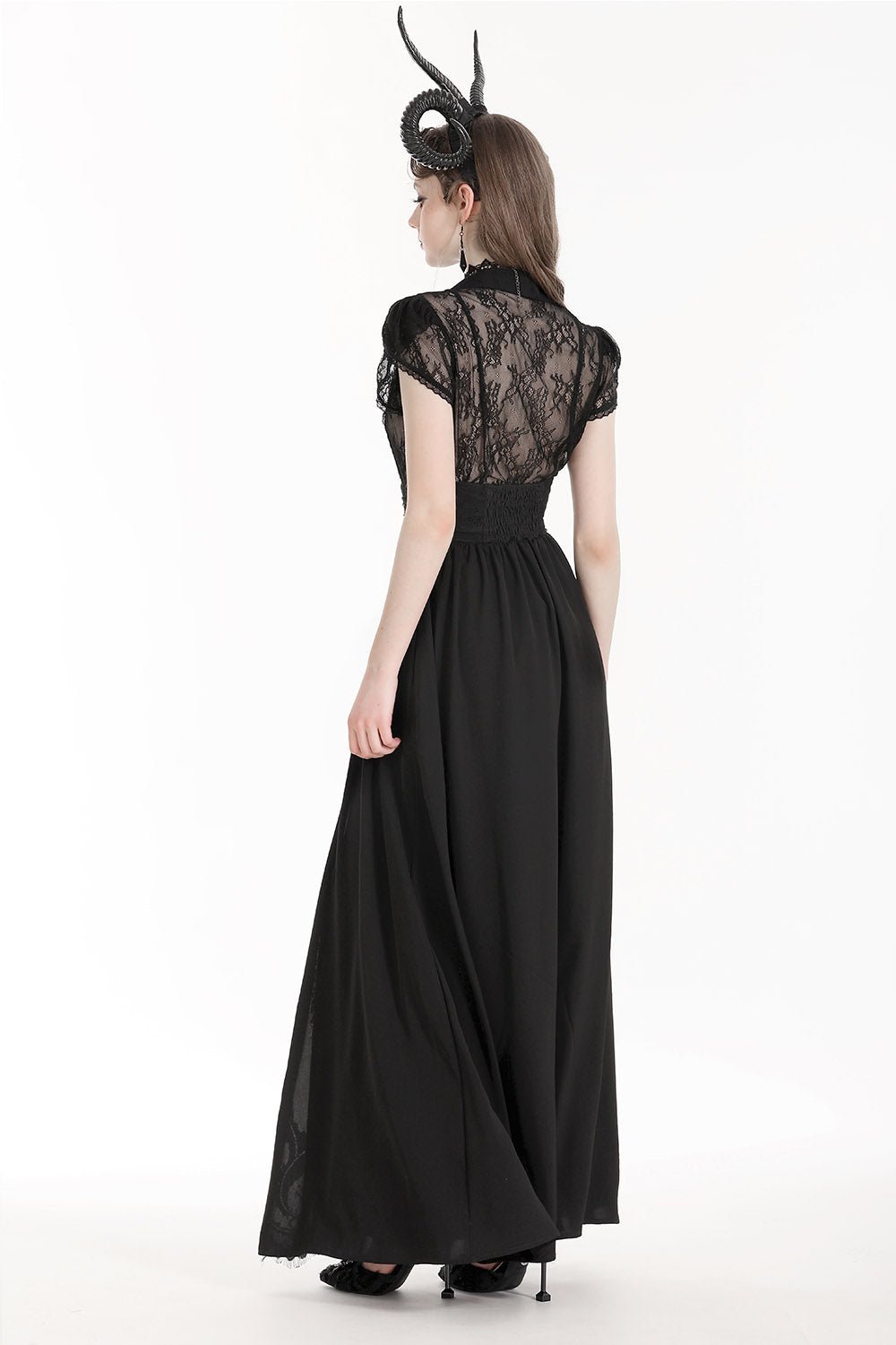 Bloodline Vampire Goth Maxi Skirt