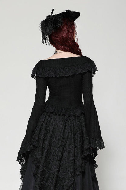 Blacks Sails Pirate Goth Blouse
