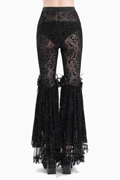 Briar Rose Gothic Bell Bottoms