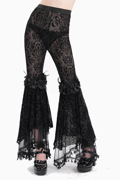 Briar Rose Gothic Bell Bottoms
