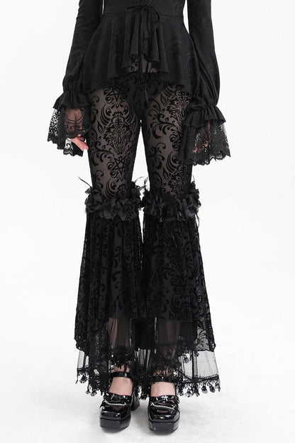 Briar Rose Gothic Bell Bottoms