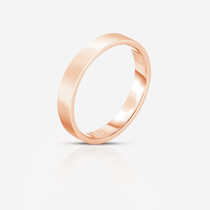 4 mm Flat Wedding Band