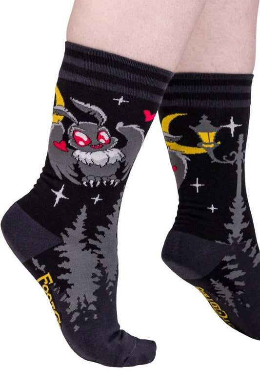 Cute Mothman Crew Socks