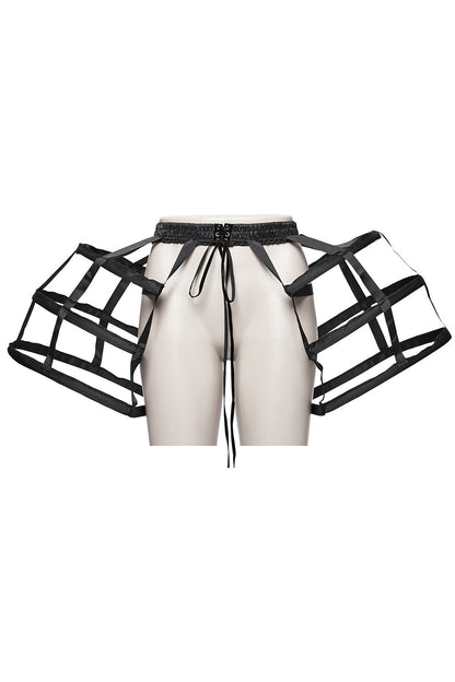 Caged Raven Boning Bustle Skirt