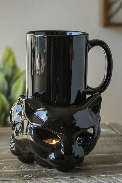 Cat Tea Light Mug Warmer [W/ Mug]