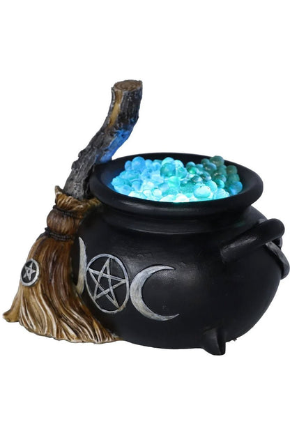Cauldron with Broom