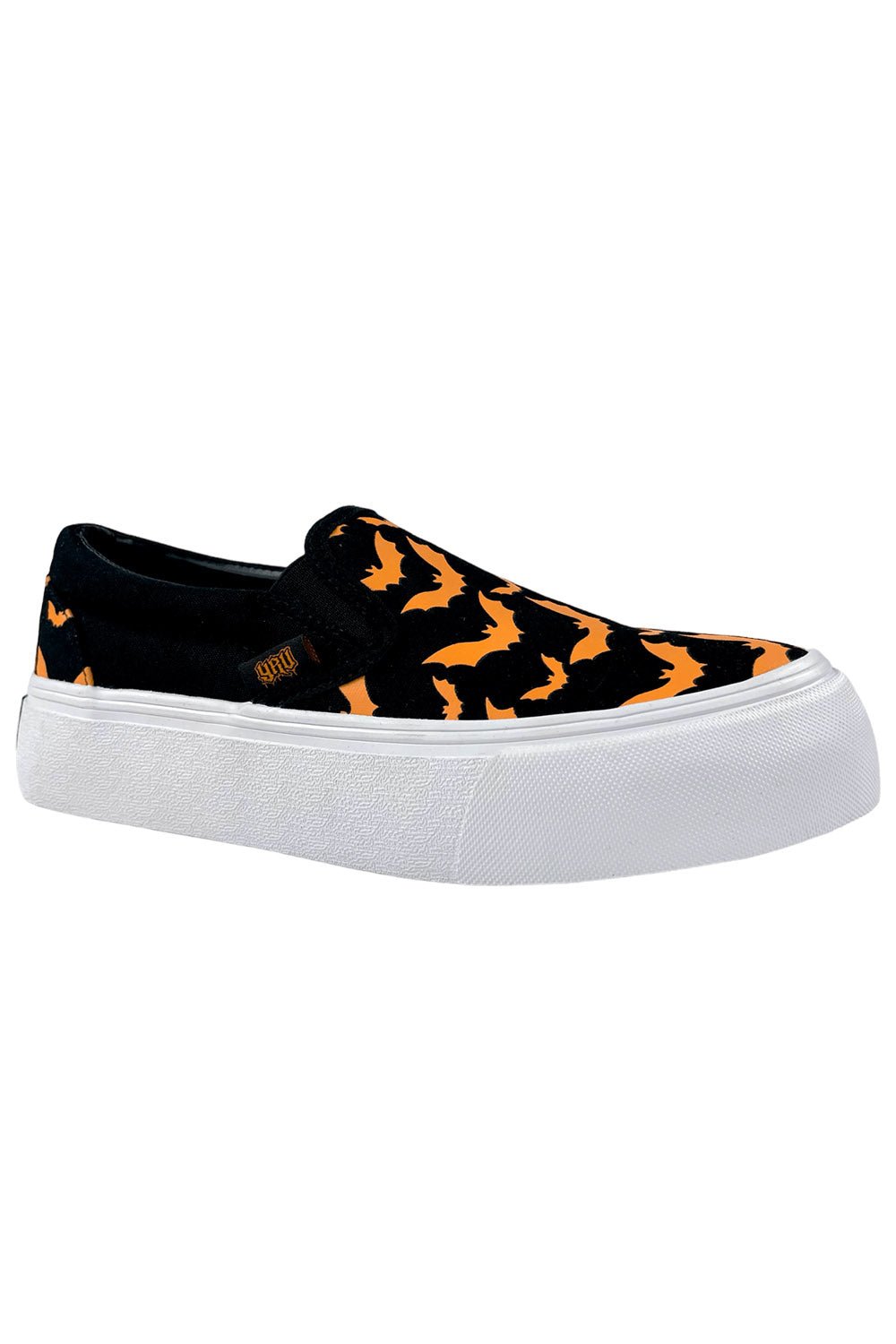 Chill Bat Platform Sneakers [BLACK/ORANGE]