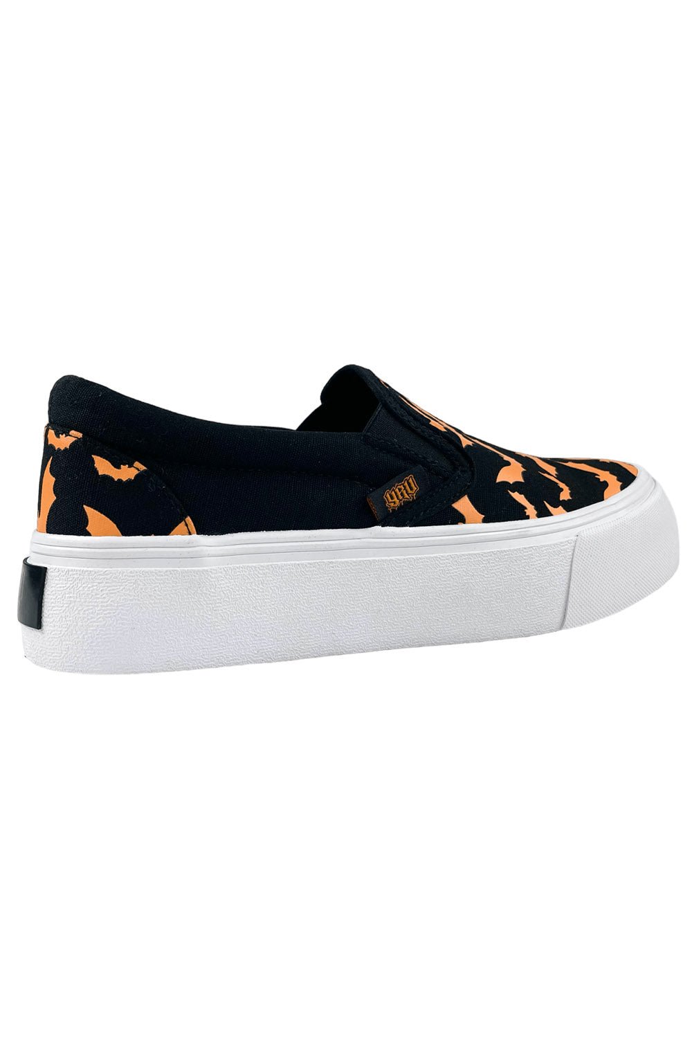 Chill Bat Platform Sneakers [BLACK/ORANGE]