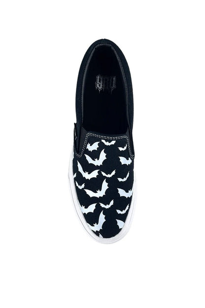 Chill Bat Platform Sneakers [BLACK/WHITE]