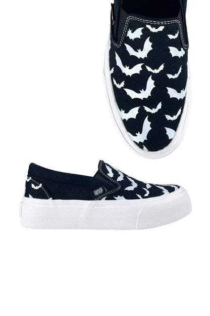 Chill Bat Platform Sneakers [BLACK/WHITE]