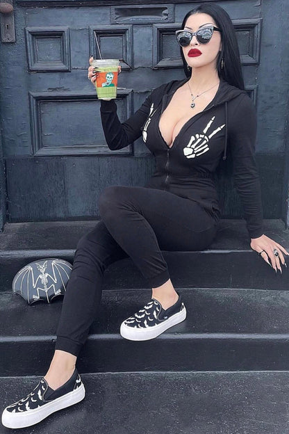 Chill Bat Platform Sneakers [BLACK/WHITE]