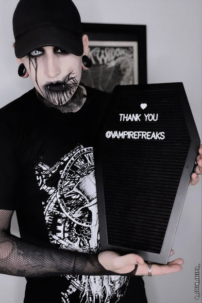 Coffin Letter Board