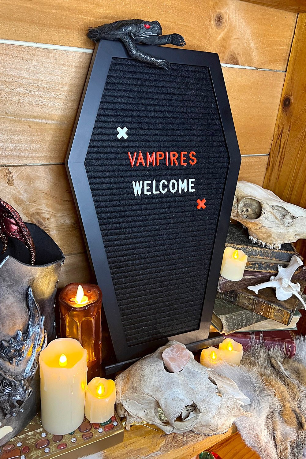 Coffin Letter Board