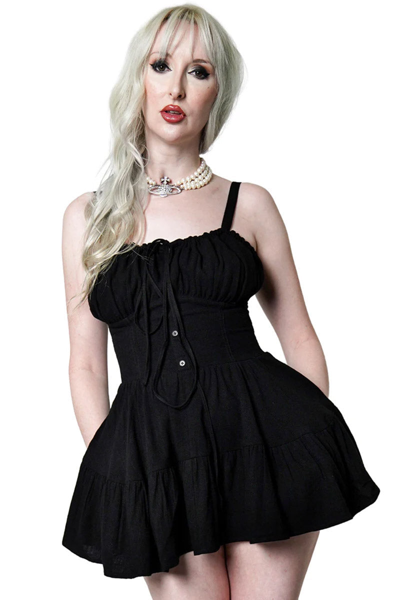 Clara Milkmaid Mini Dress