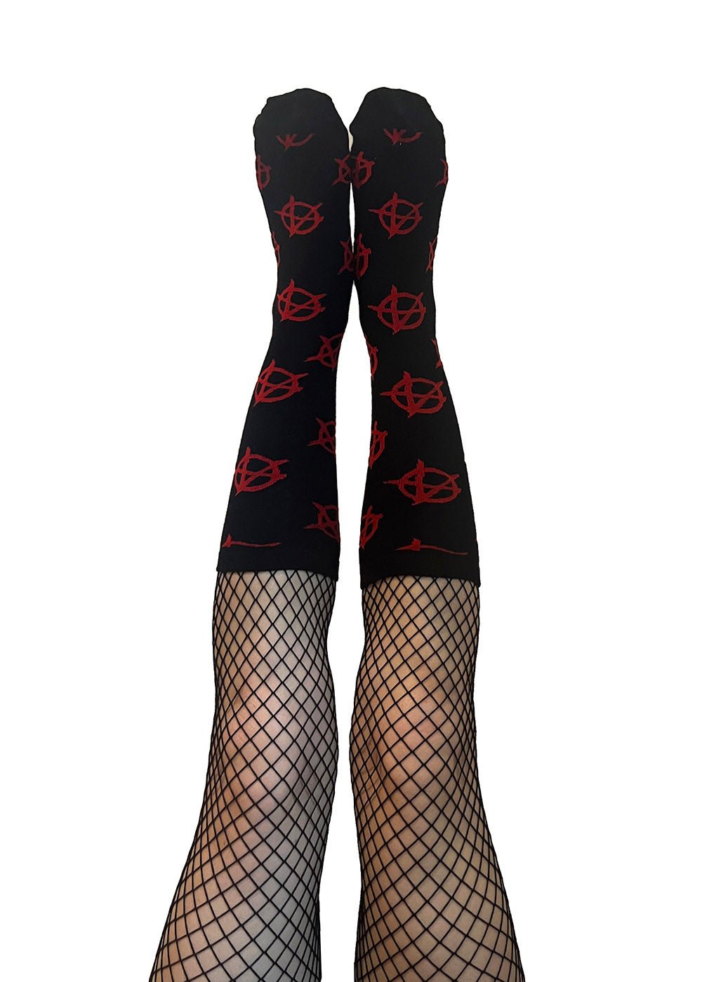 Creepy Crew Socks [Anarchy Symbols]