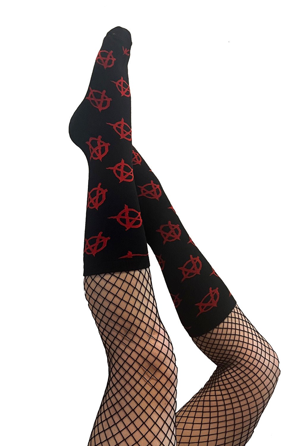 Creepy Crew Socks [Anarchy Symbols]