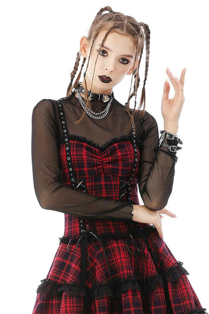 Cross My Heart Mesh Crop Top