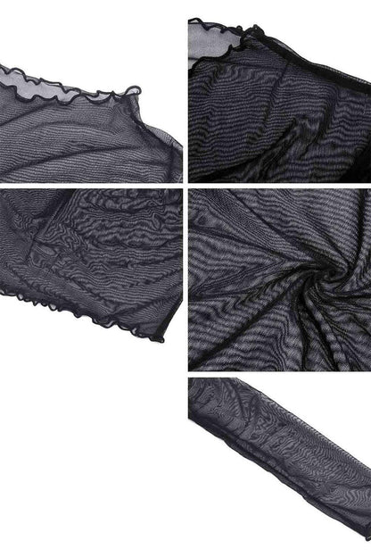 Cross My Heart Mesh Crop Top
