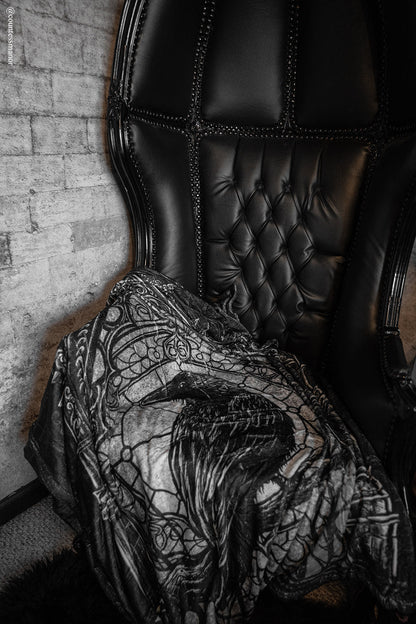 Cathedral Crow Throw Blanket