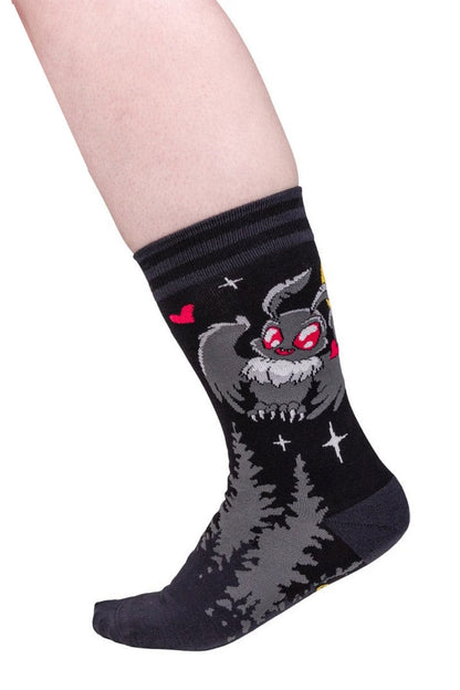 Cute Mothman Crew Socks