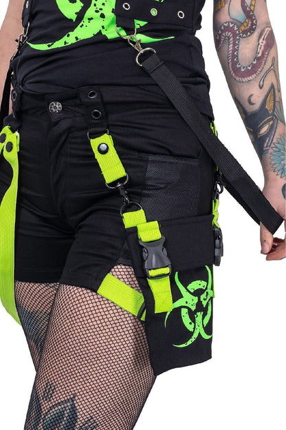 Danger Zone Shorts [BLACK/GREEN]