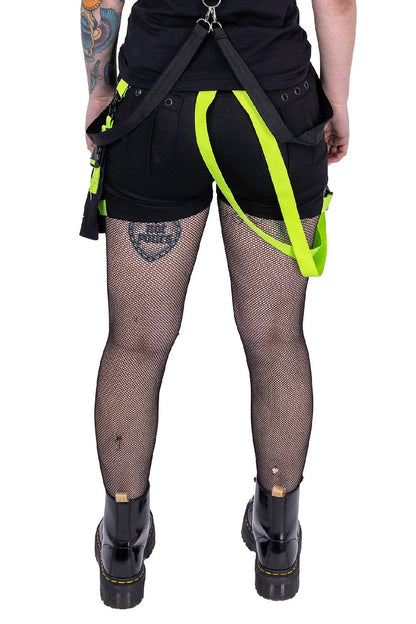Danger Zone Shorts [BLACK/GREEN]