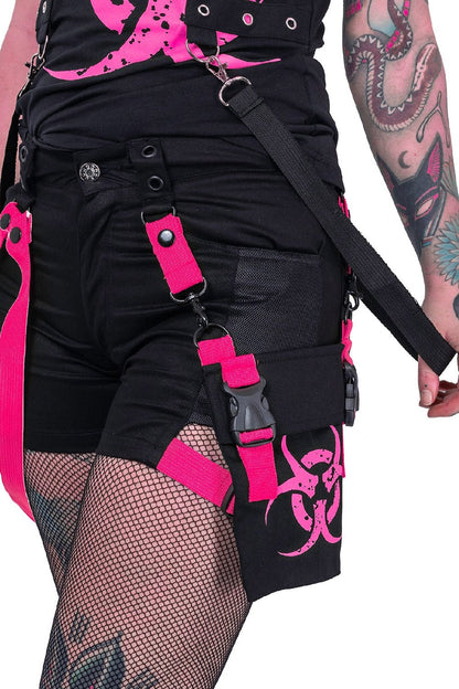 Danger Zone Shorts [BLACK/PINK]