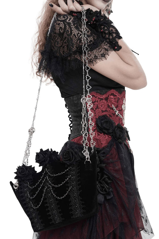 Black Rose Mourning Bag