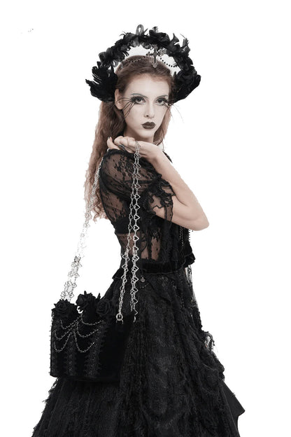 Black Rose Mourning Bag