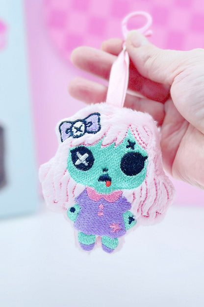 Creepy Cute Kawaii Dead Doll Plush Bag Charm [Pastel Goth]