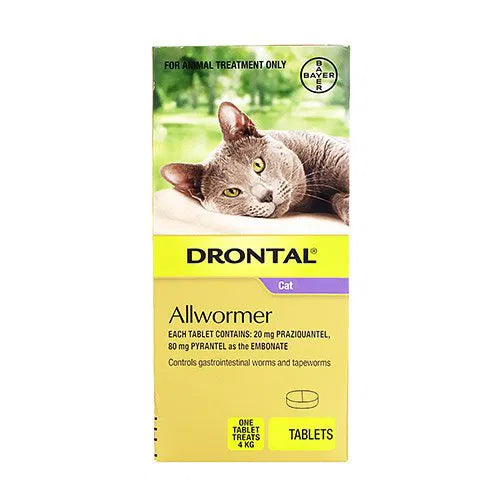 Drontal - Wormers For Small Cats 4Kg