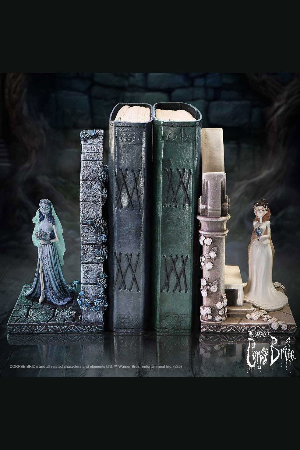 Corpse Bride Emily and Victoria Bookends
