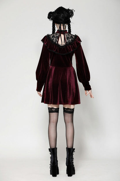 Blood Doll Mini Gothic Lolita Dress