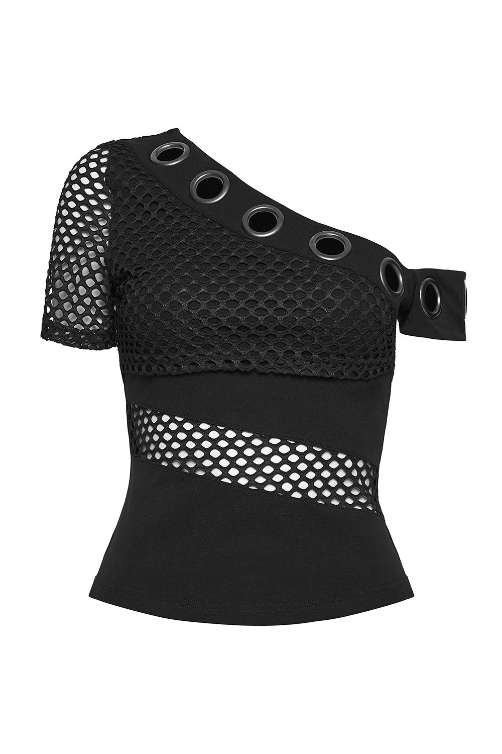 Absinthe Cotton Fishnet Top