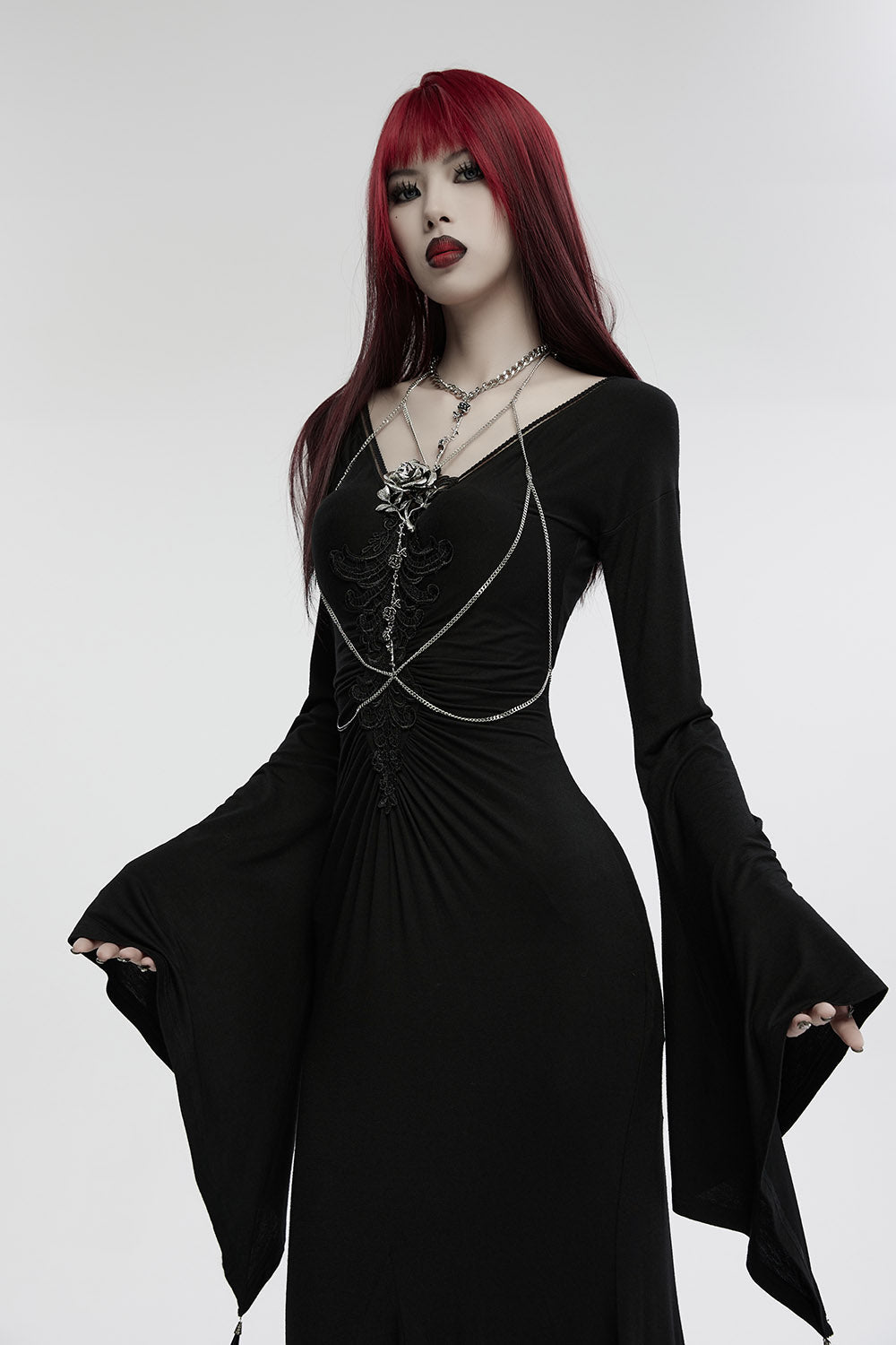 Aurora Rose Chain Chest Harness