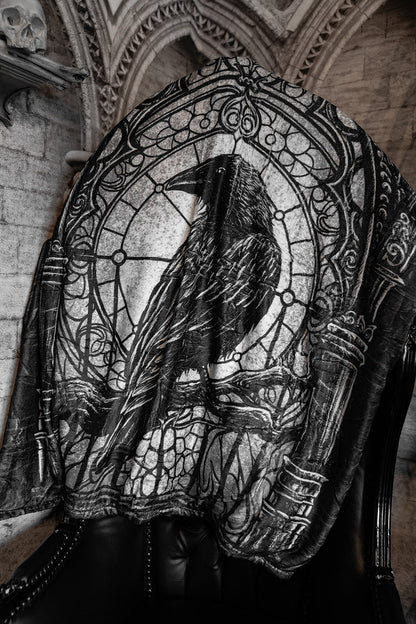 Cathedral Crow Throw Blanket