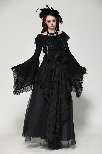 Blacks Sails Pirate Goth Blouse