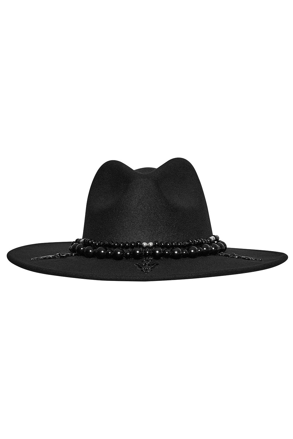Bloodhound Wide Brimmed Hat [Black/Red]