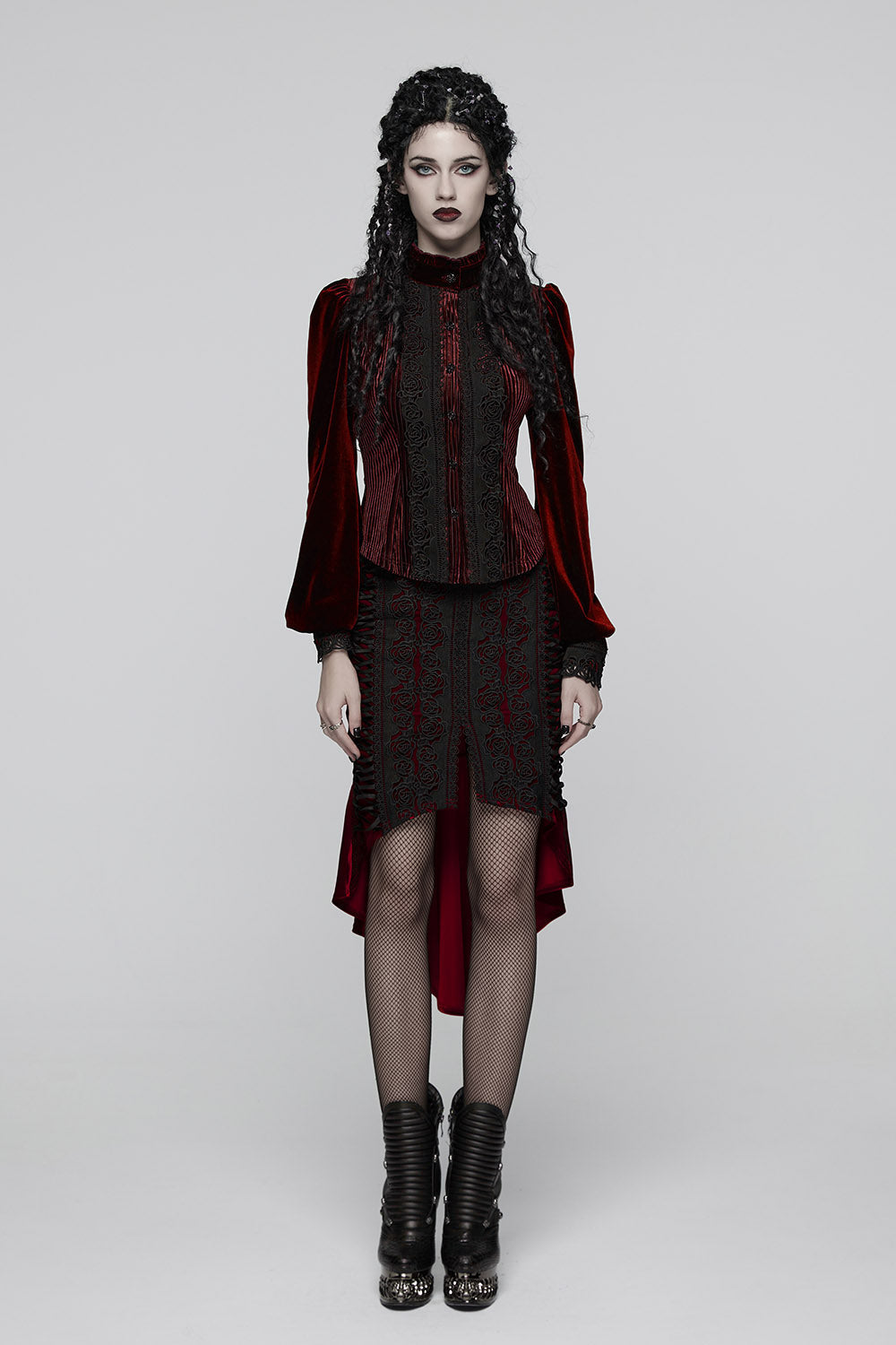 Bride of Dracula Skirt [Blood Red]