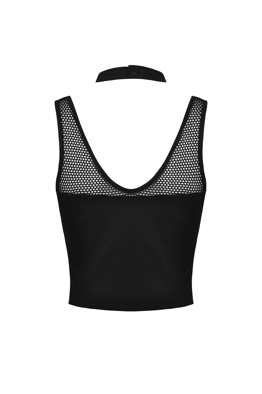 Cotton Fishnet Tank Top