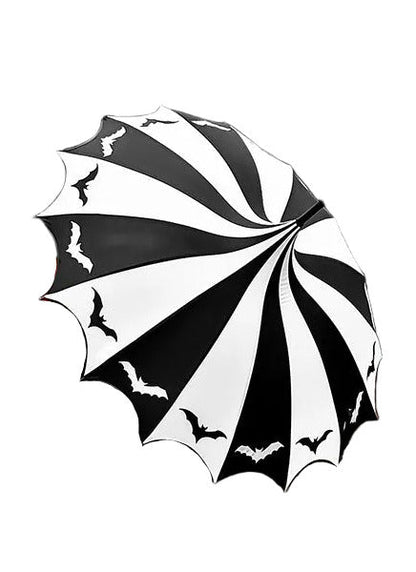 Batwing Pagoda Umbrella [Batty Black/White]