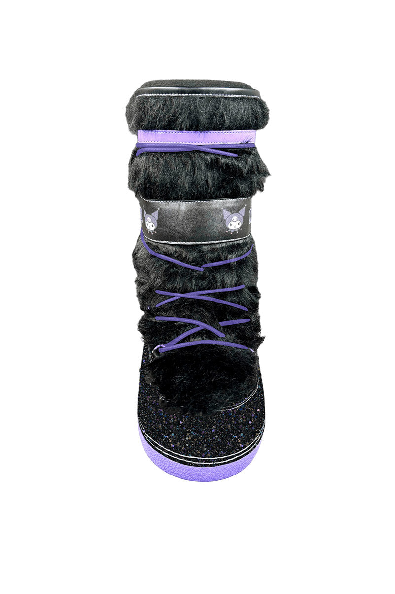 Blizz Kuromi Snow Boots [Black/Lavender]