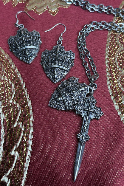 By The Shield Earrings