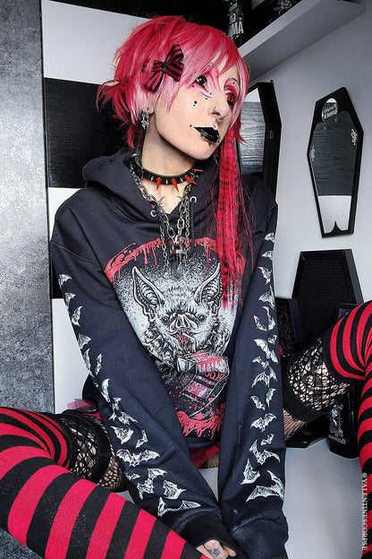 Bat Blood Snack Time Hoodie