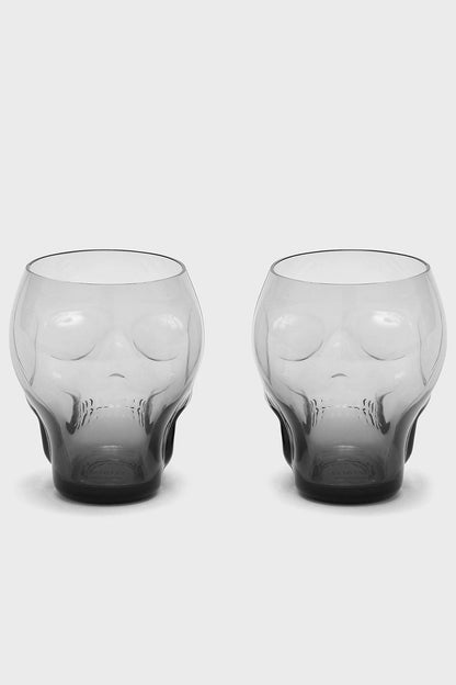 Cranium Drinking Glasses [Grey]
