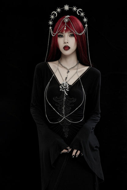 Aurora Rose Chain Chest Harness