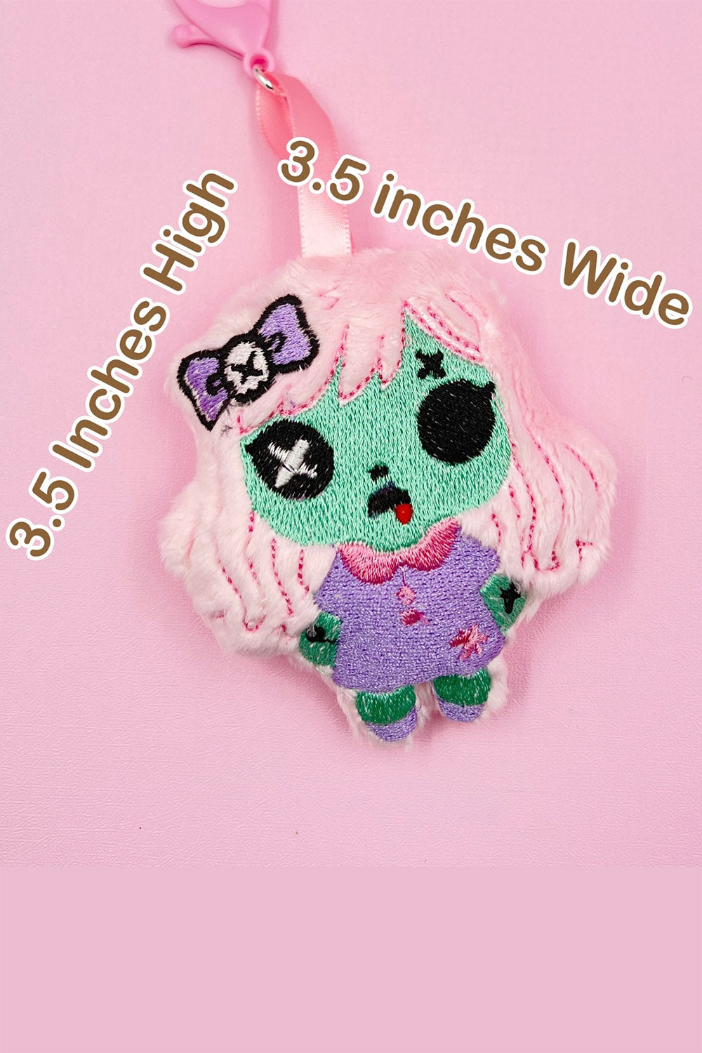 Creepy Cute Kawaii Dead Doll Plush Bag Charm [Pastel Goth]
