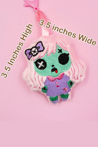 Creepy Cute Kawaii Dead Doll Plush Bag Charm [Pastel Goth]